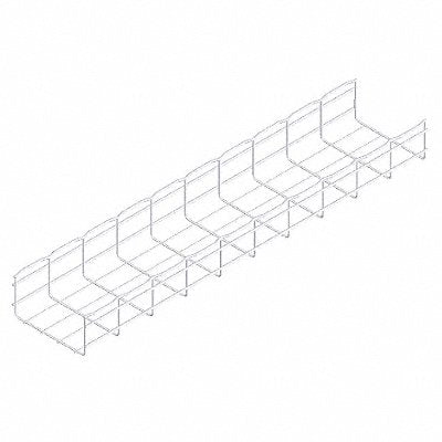 Wire Mesh Cable Tray 8x4In 10 Ft