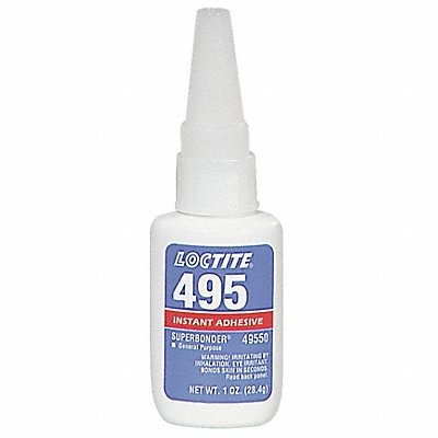 Instant Adhesive 1 oz Bottle Clear
