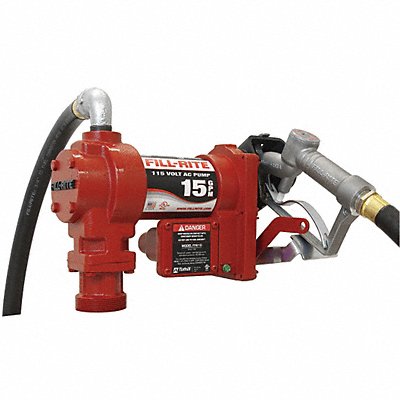 Fuel Transfer Pump 1/6 hp 15 gpm