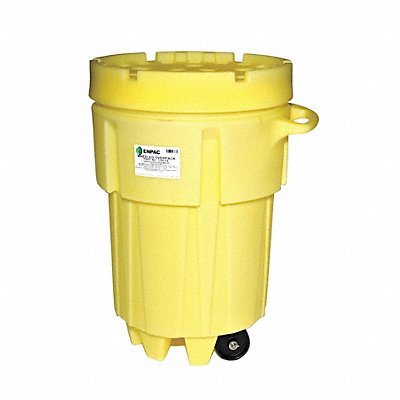 Salvage Drum Screw Lid 95 gal. Yellow