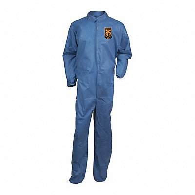 Collared Coverall Elastic Blue 3XL PK20
