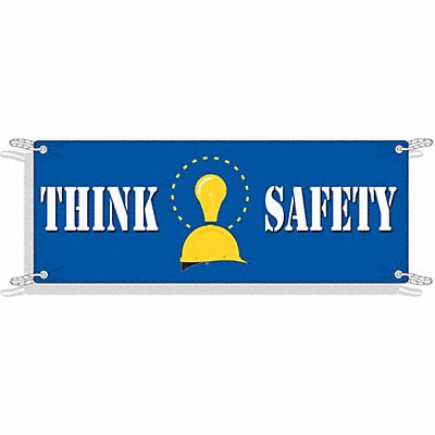Banner 42X120 Think Safety