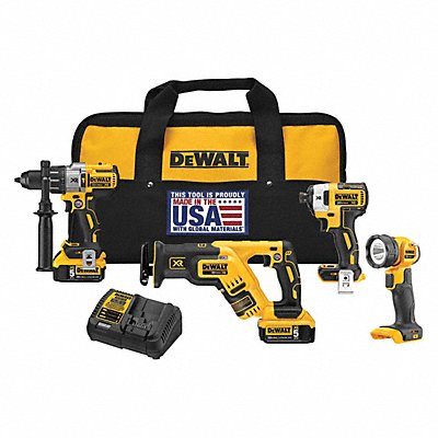 Cordless Combo Kit 20.0V 4 Tools
