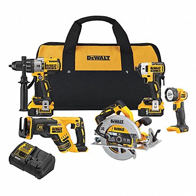 Cordless Combo Kit 20.0V 5 Tools
