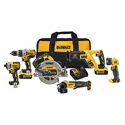 Cordless Combo Kit 20.0V 6 Tools