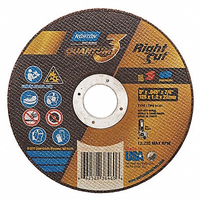 Abrasive Cut-Off Wheel 5 Dia 36 Grit (66252838460)