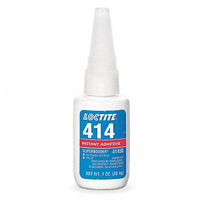Instant Adhesive,1 oz. Bottle,Clear