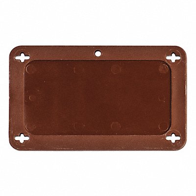 Blank Tag 1-1/2 x 3 In Br Plstc