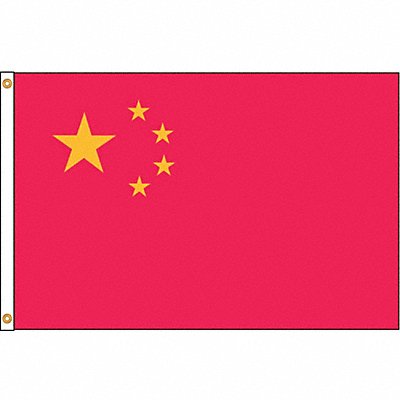 China Flag 5x8 Ft Nylon