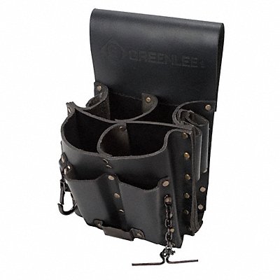 Black Tool Pouch Leather (0258-11)