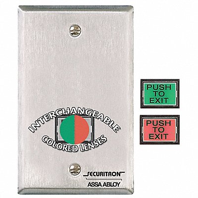Push to Exit Button Wall Mounted