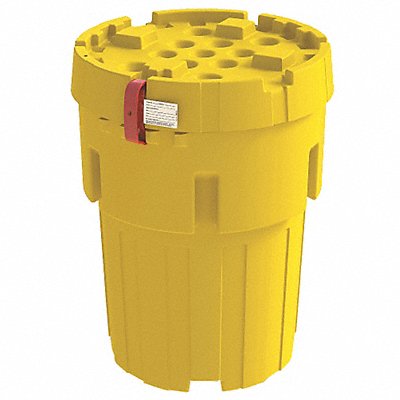 Salvage Drum Screw Lid 95 gal. Yellow