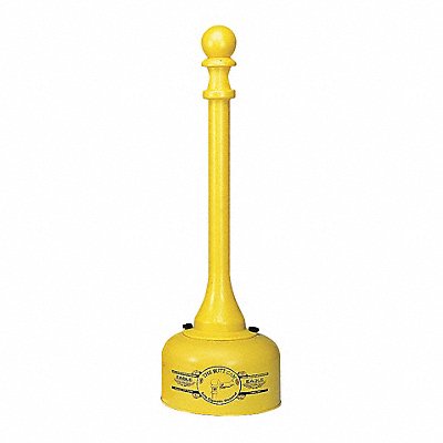 D0286 Cigarette Receptacle 2 gal. Yellow