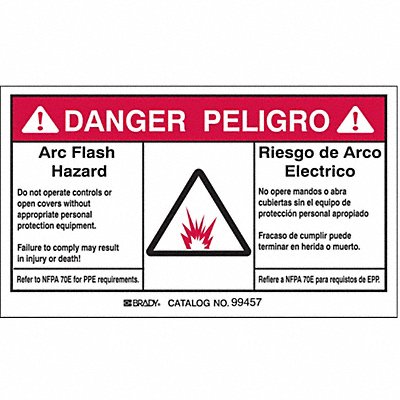 Arc Flash Protection Label PK5