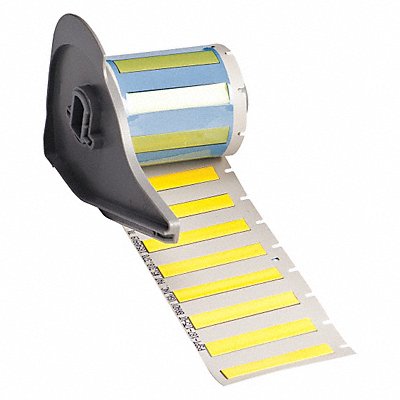 Cartridge Label 1-13/17 in L Yellow