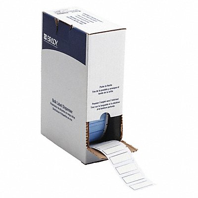 Cartridge Label 1-13/17 in L White