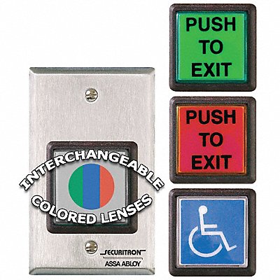 Push to Exit Button Wall Mounted