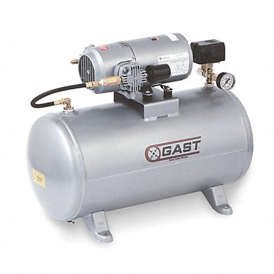 Electric Air Compressor Tank Mounted