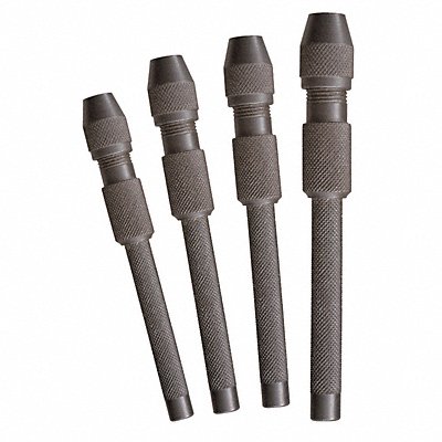 Hollow Core Pin Vise Set 0-.187 In 4 Pc
