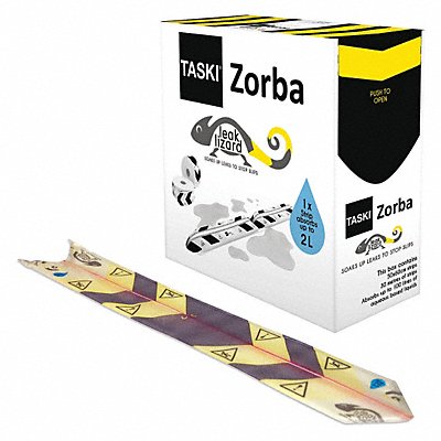 Absorbent Strip,4/5 gal.,4-1/8 In. W