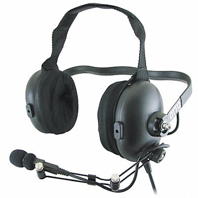 Headset Behind the Head On Ear Black