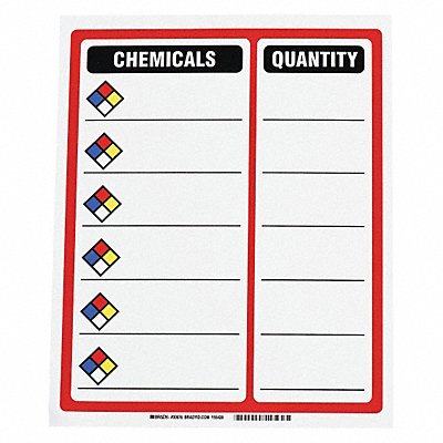 Cabinet Content Sign NFR