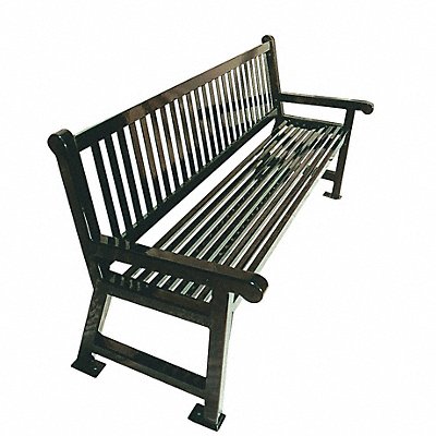 Outdoor Bench 48 in L 36 in W TRMPLSTC