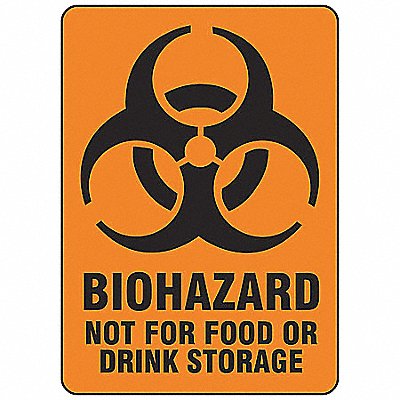 Biohazard Warning Label 5 in H PK20