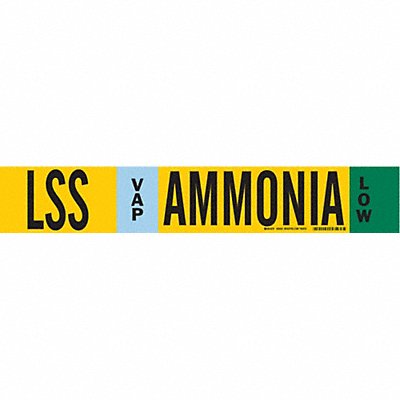 Ammonia Pipe Marker LSS 8In and Above