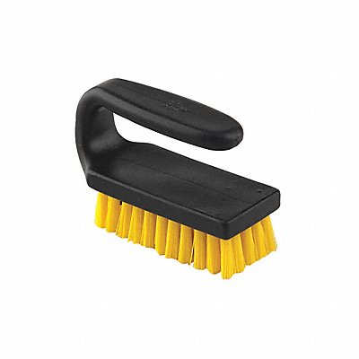 Brush Curved Nylon Yellow