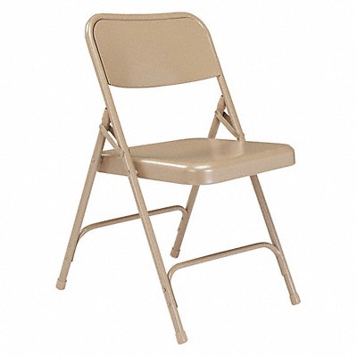 Folding Chair Beige 18-1/4 In. PK4