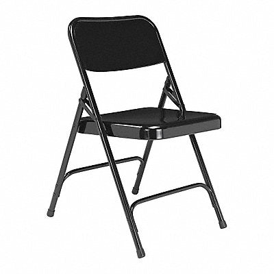 Folding Chair Black 18-1/4 In. PK4