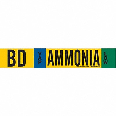Ammonia Pipe Marker BD 8In and Above