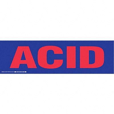 Cabinet Label 7 in H 24 in W