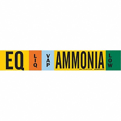 Ammonia Pipe Marker EQ 8In and Above