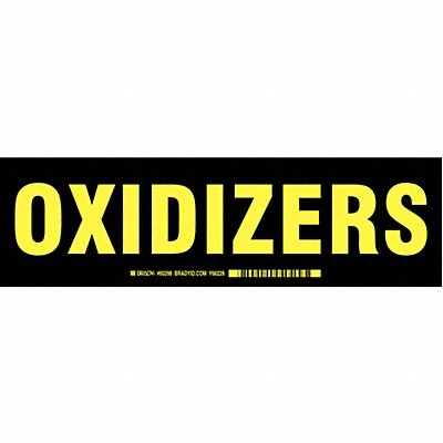 Cabinet Label 3-1/2 in H 12 in W