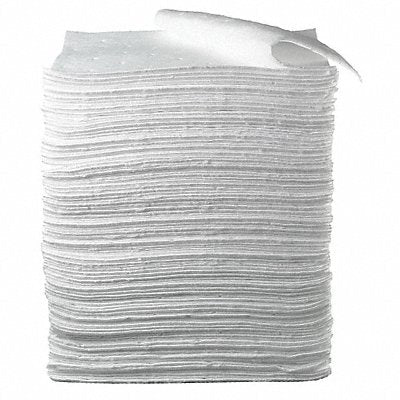 Absorb Pad Oil-Based Liquids White PK100